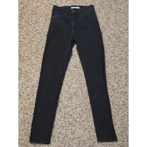 Levi 721 High Rise Skinny Jeans Women's Size 26 Black